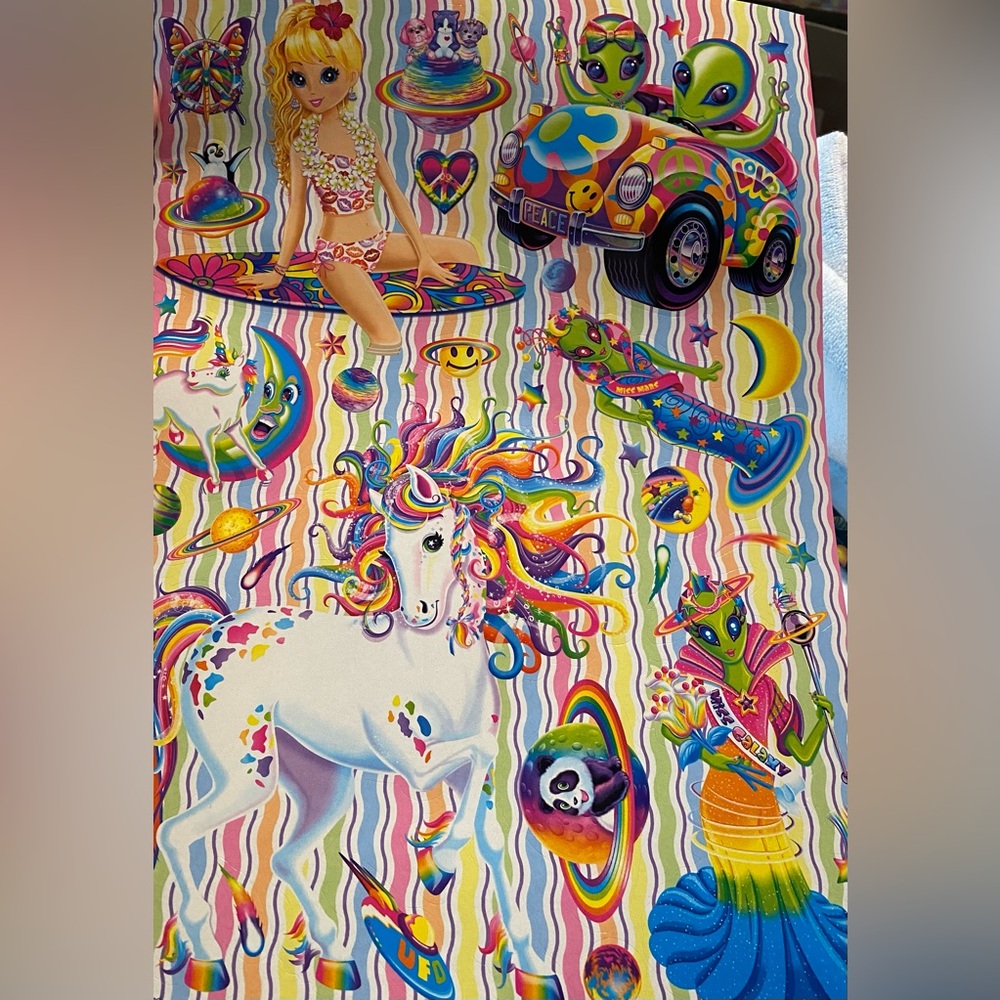 Lisa Frank large sheet